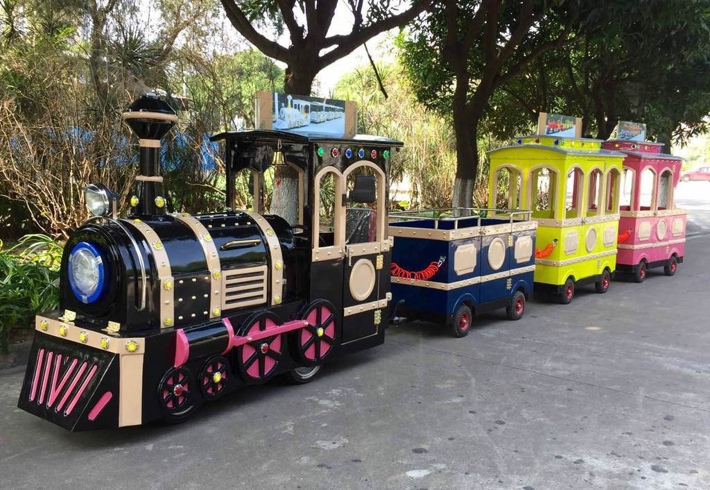 民勤景区广商场无轨观光小火车电动儿童游乐设备小火车可坐人户外玩具